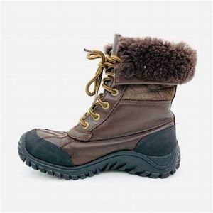 UGG Dark Brown ADIRONDACK Lined Winter Boots